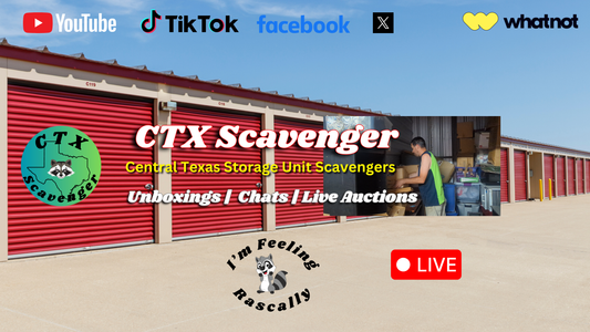 Welcome To Our Storage Unit Finds Sales CTX Scavenger Sales and Services