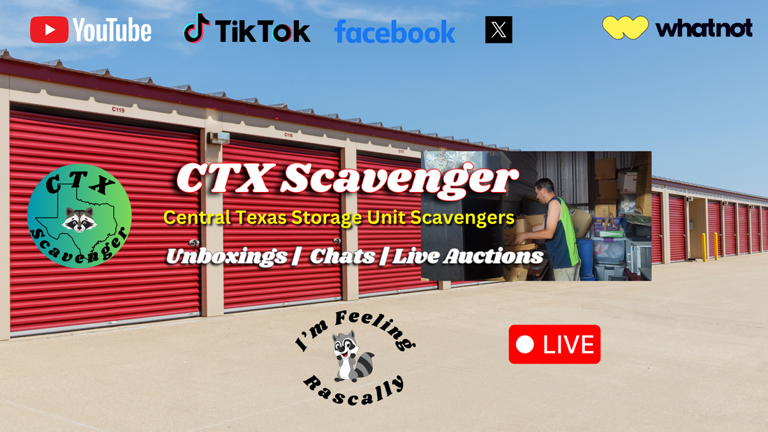 Welcome To Our Storage Unit Finds Sales  CTX Scavenger Sales and Services